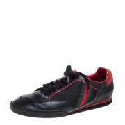 Gucci Vintage Pre-owned Tyg sneakers Black, Dam