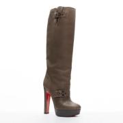 Christian Louboutin Pre-owned Pre-owned Läder stvlar Brown, Dam