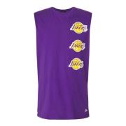 New Era NBA Ärmlös Lila Logotyp T-shirt Purple, Herr