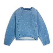 Axel Arigato Daisy Script A Sweatshirt Blue, Dam