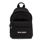 Palm Angels Ryggsäck med logotyp Black, Herr