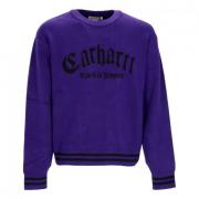 Carhartt Wip Svart Onyx Tröja Streetwear Purple, Herr