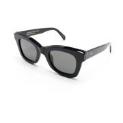 Retrosuperfuture Stiliga solglasögon för dagligt bruk Black, Dam