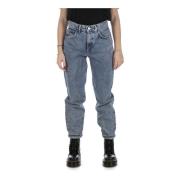 Amish Slim-fit Jeans Blue, Dam