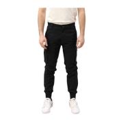 Dolly Noire Slim-fit Trousers Black, Herr