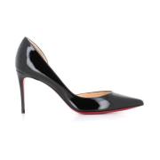 Christian Louboutin Svart Lackläder Klackar Black, Dam