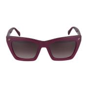 Blumarine Stiliga solglasögon Sbm837S Purple, Dam
