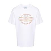 Casablanca Enhet Kraft T-shirt White, Herr