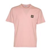 Stone Island Rosa T-shirts och Polos Pink, Herr