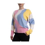 Marella Round-neck Knitwear Multicolor, Dam