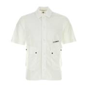 C.p. Company Short Sleeve Shirts White, Herr