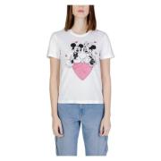 Only Mickey Valentine T-shirt Kollektion White, Dam