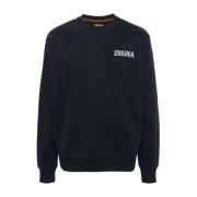 Ermenegildo Zegna Sweatshirts Black, Herr