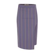 Vivienne Westwood Midi Skirts Purple, Dam