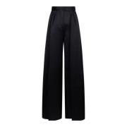 Max Mara Wide Trousers Black, Dam