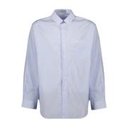 Dior Randig Klassisk Skjorta Blue, Herr