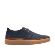 Clarks Laced Shoes Blue, Herr