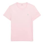 Ralph Lauren Broderad Bomull T-shirt Pink, Herr