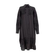 Ermanno Scervino Shirt Dresses Black, Dam