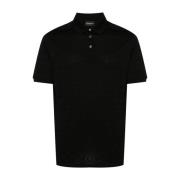 Emporio Armani Polo Shirts Black, Herr