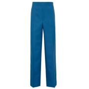 Gucci Straight Trousers Blue, Herr