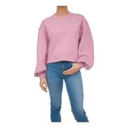Pinko Rosa Sweatshirt för Kvinnor Pink, Dam