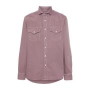 Brunello Cucinelli Blouses Shirts Pink, Herr