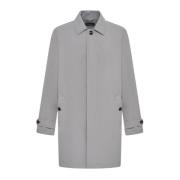 Kiton Single-Breasted Coats Gray, Herr