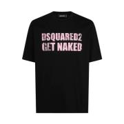 Dsquared2 T-Shirts Black, Herr