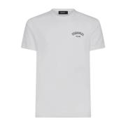 Dsquared2 Stilren Bomull T-shirt White, Herr