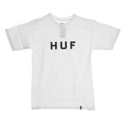 HUF Essentials Logo T-shirt Vit/Svart White, Herr