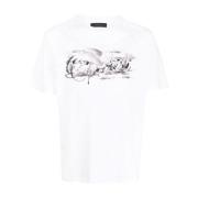 Amiri Pegasus Script Logo T-shirt White, Herr