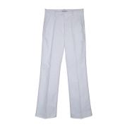 Calvin Klein Wide Trousers White, Dam