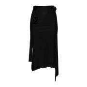Coperni Midi Skirts Black, Dam