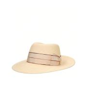Borsalino Naturlig Panama Hatt 7142 Beige, Dam