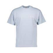 Olaf Hussein Ljusblå Face Tee T-Shirt Blue, Herr