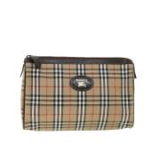 Burberry Vintage Pre-owned Canvas kuvertvskor Multicolor, Dam