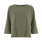 Aspesi Long Sleeve Tops Green, Dam