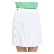 Lacoste Short Skirts White, Dam
