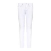 Polo Ralph Lauren Vit Stretch Jeans Modell 710751054 White, Dam