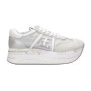 Premiata Silver Beth Sneakers Gray, Dam