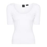 Pinko Round-neck Knitwear White, Dam