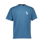 Olaf Hussein Layered Logo Tee Blå Skjorta Blue, Herr