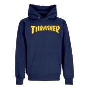 Thrasher Navy Logo Streetwear Hoodie Cover Blue, Herr