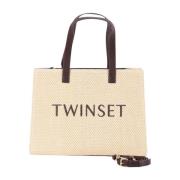Twinset Shoulder Bags Beige, Unisex