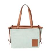 Loewe Pre-owned Pre-owned Canvas axelremsvskor Green, Dam