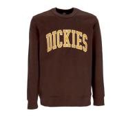 Dickies Aitkin Crewneck Sweatshirt Streetwear Brown, Herr
