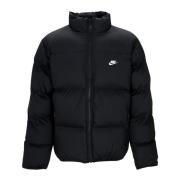 Nike Club Puffer Jacket Svart/Vit Black, Herr