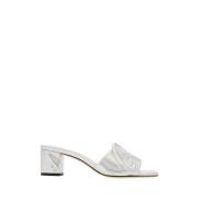 Alexander McQueen Heeled Mules Gray, Dam