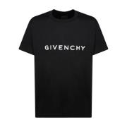 Givenchy Svarta T-shirts och Polos Black, Herr